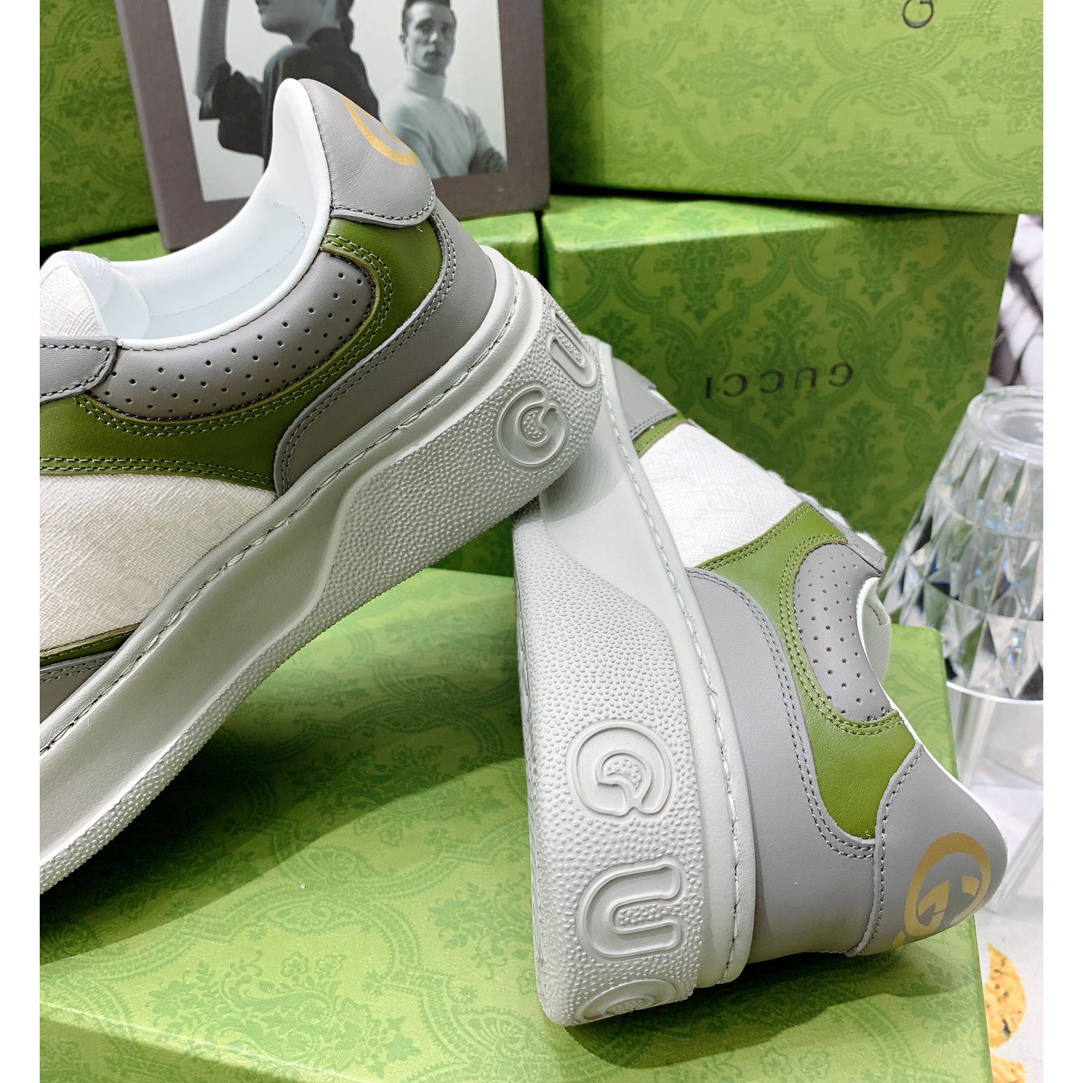 Gucci GG Chunky B Series Men's &Women's Sneakers - FashionPlug