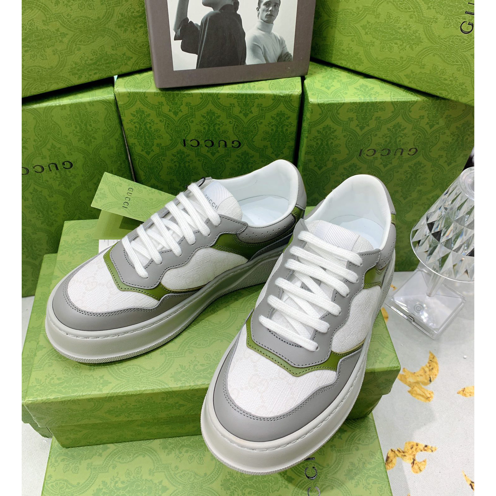 Gucci GG Chunky B Series Men's &Women's Sneakers - FashionPlug