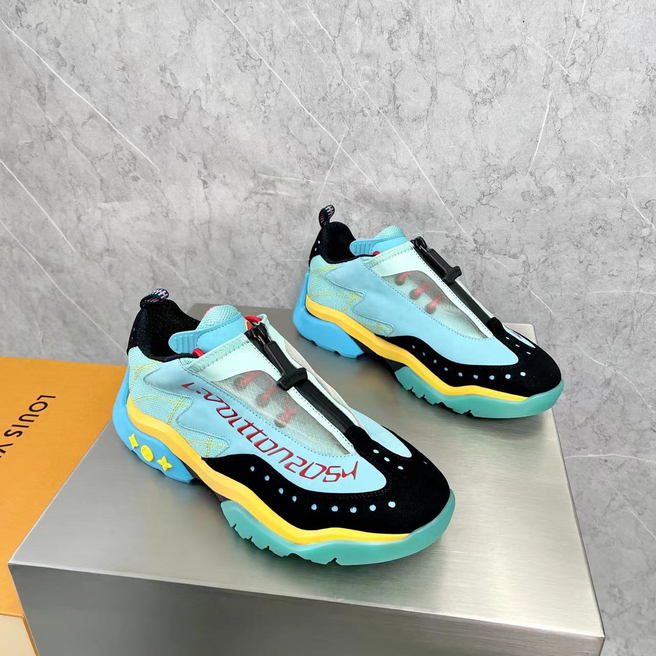 Louis Vuitton Men's Millenium Sneaker(upon UK size) - FashionPlug
