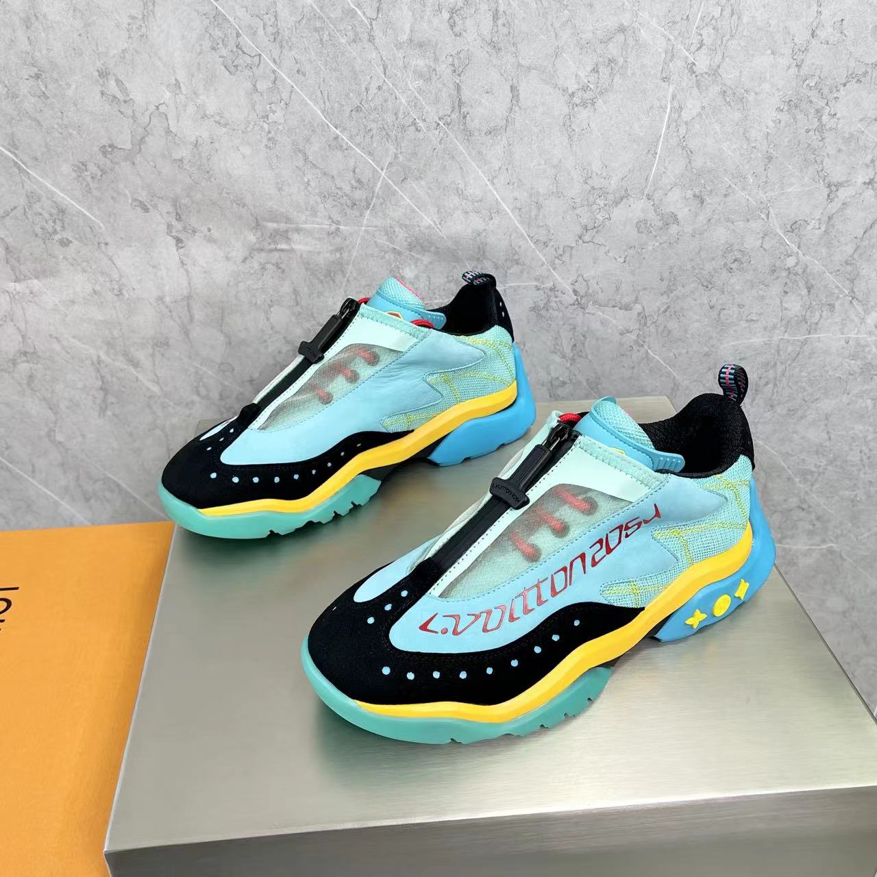 Louis Vuitton Men's Millenium Sneaker(upon UK size) - FashionPlug