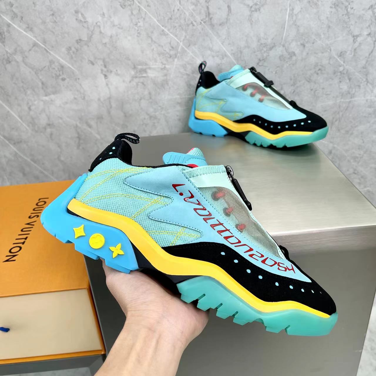 Louis Vuitton Men's Millenium Sneaker(upon UK size) - FashionPlug