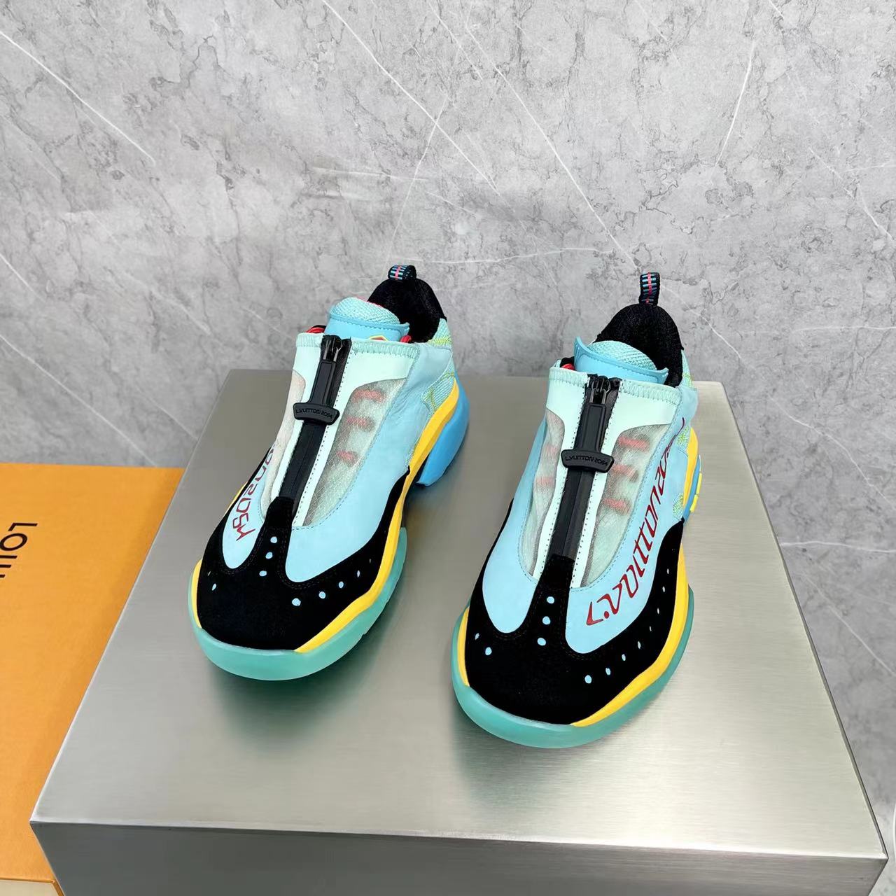 Louis Vuitton Men's Millenium Sneaker(upon UK size) - FashionPlug