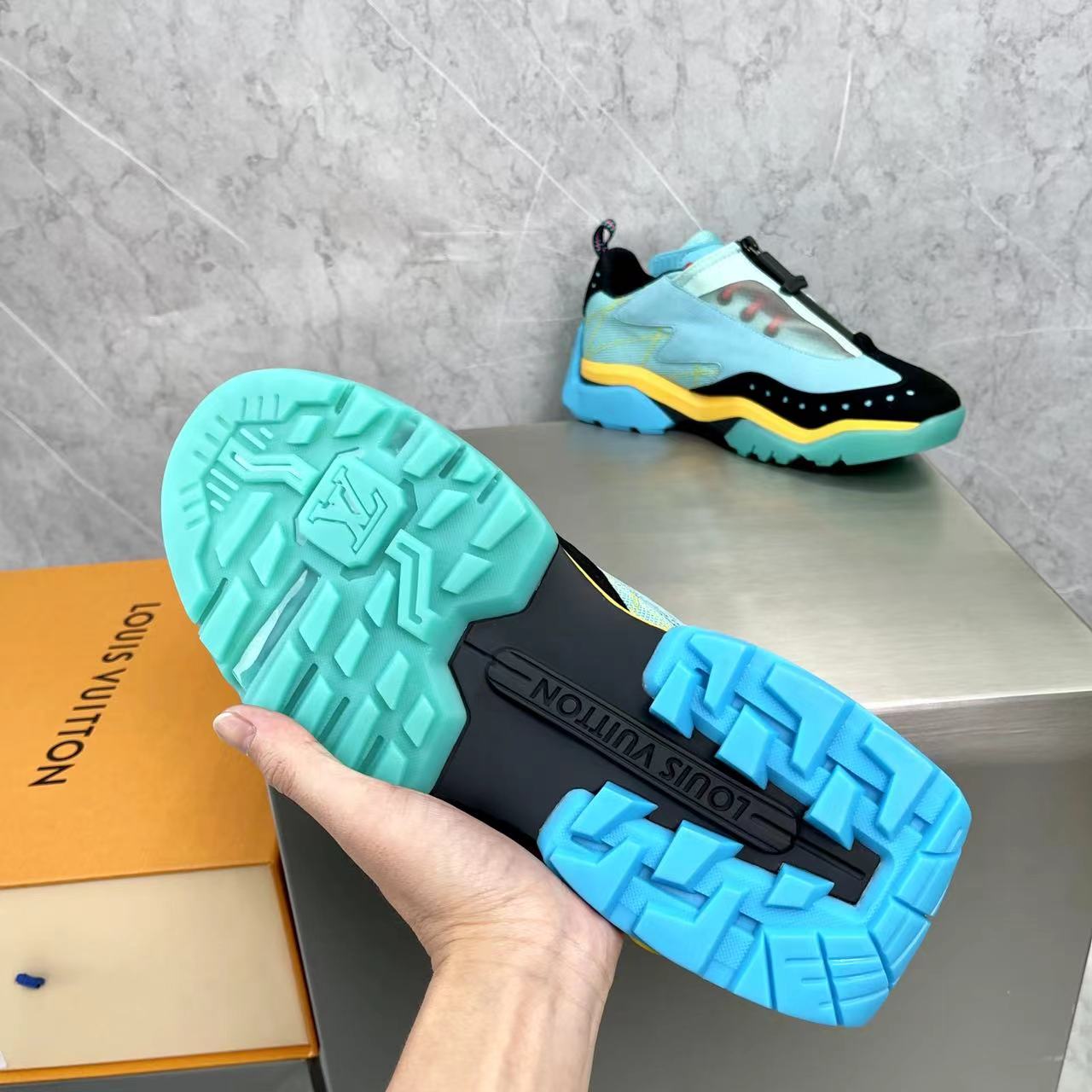 Louis Vuitton Men's Millenium Sneaker(upon UK size) - FashionPlug