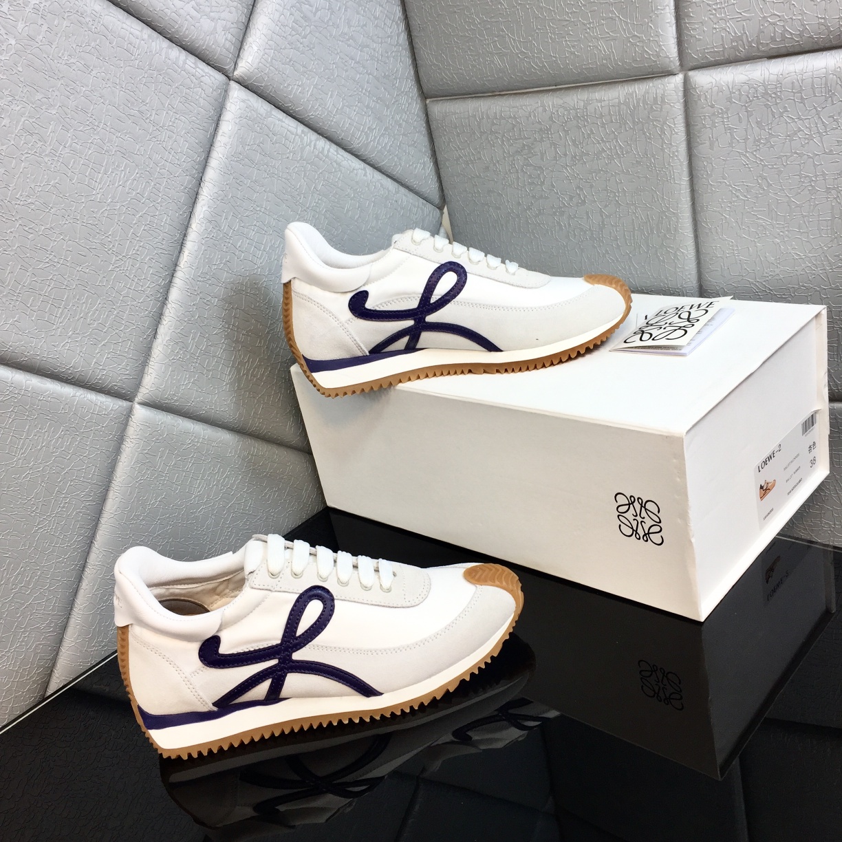 Loewe Flow Runner In Calfskin - FashionPlug