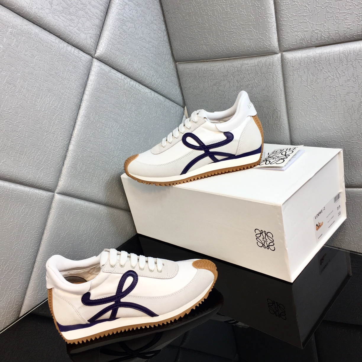 Loewe Flow Runner In Calfskin - FashionPlug