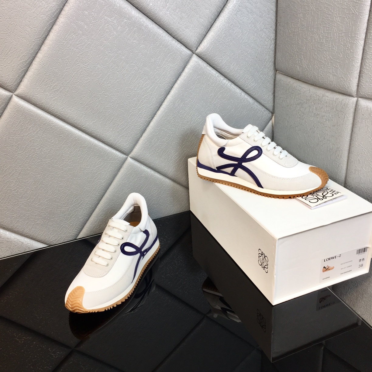 Loewe Flow Runner In Calfskin - FashionPlug