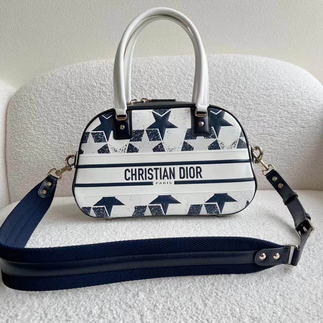 Dior  Vibe Bowling Handbag（34-19-15CM） - FashionPlug