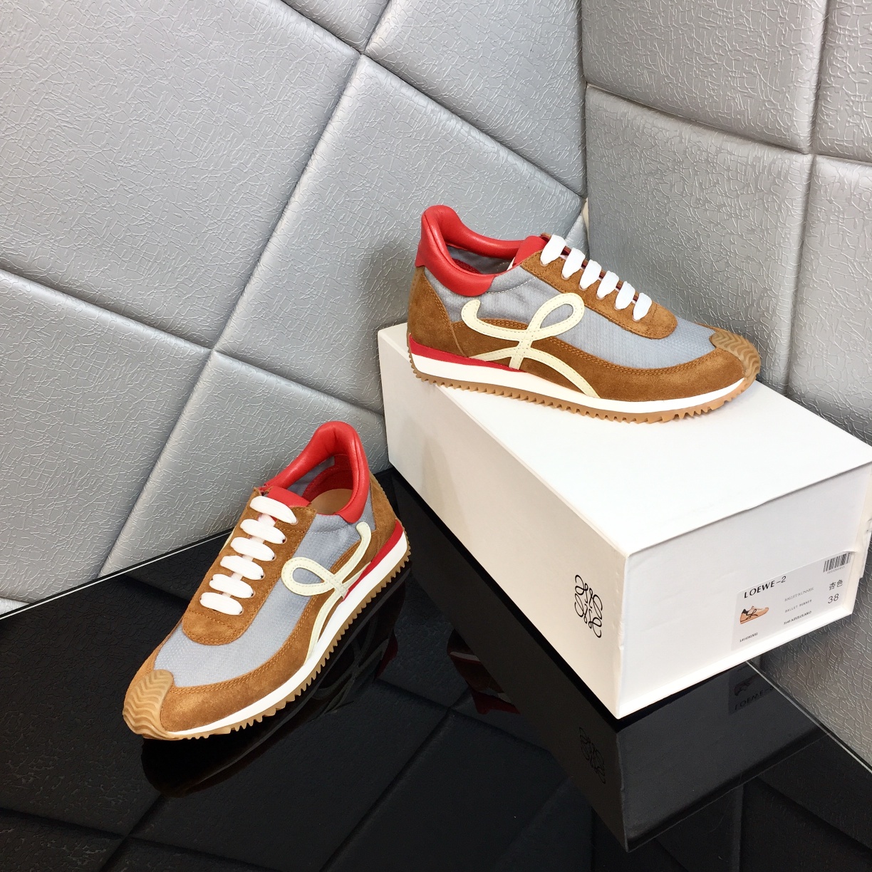 Loewe Flow Runner In Calfskin - FashionPlug