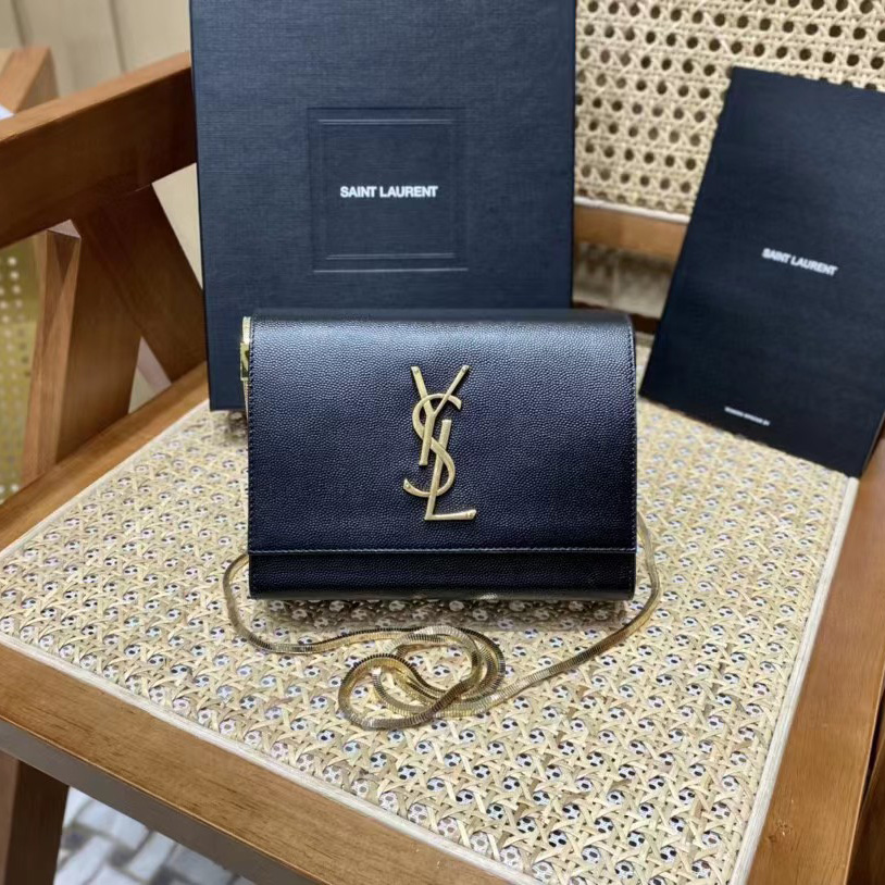 Saint Laurent  Leather Shoulder Bag(18-14-5.5cm) - FashionPlug