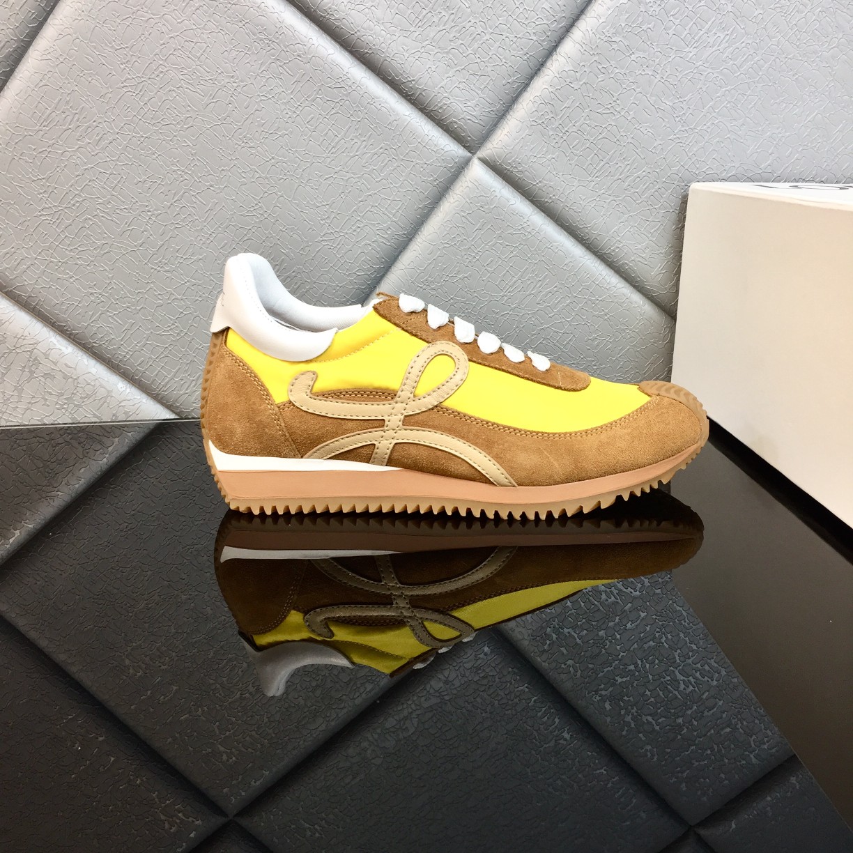 Loewe Flow Runner In Calfskin - FashionPlug