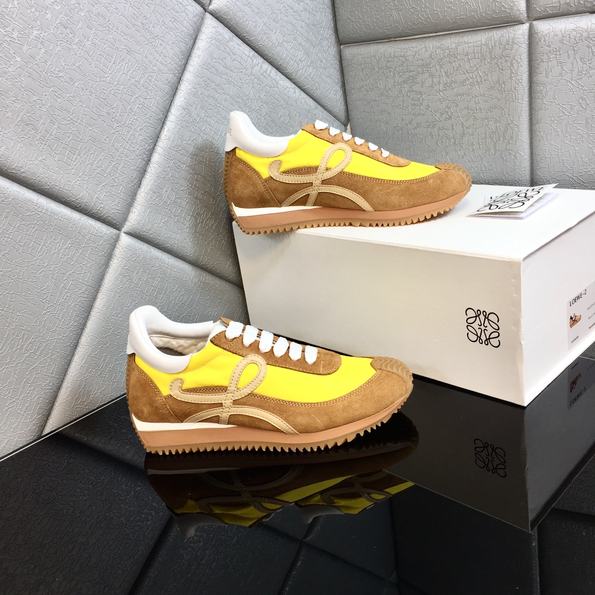 Loewe Flow Runner In Calfskin - FashionPlug