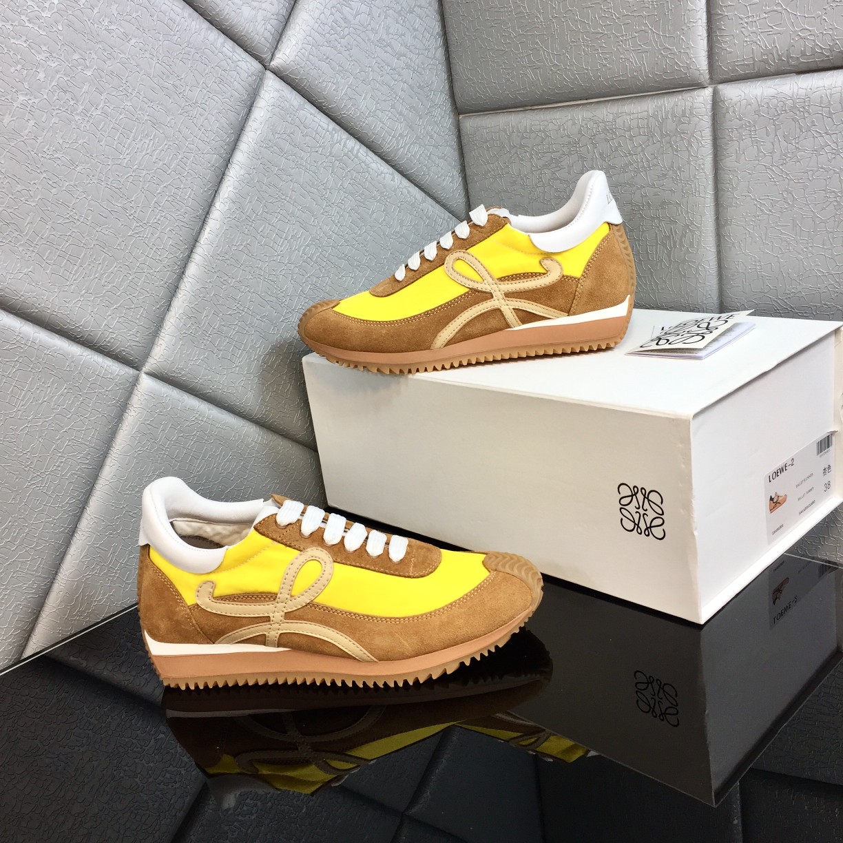 Loewe Flow Runner In Calfskin - FashionPlug