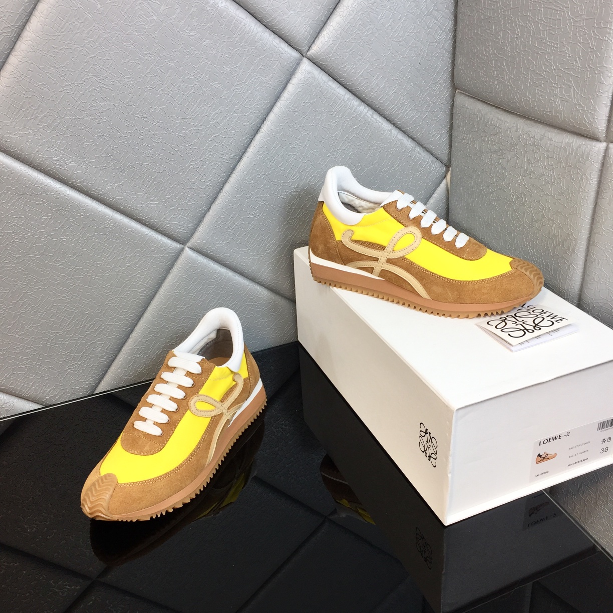 Loewe Flow Runner In Calfskin - FashionPlug