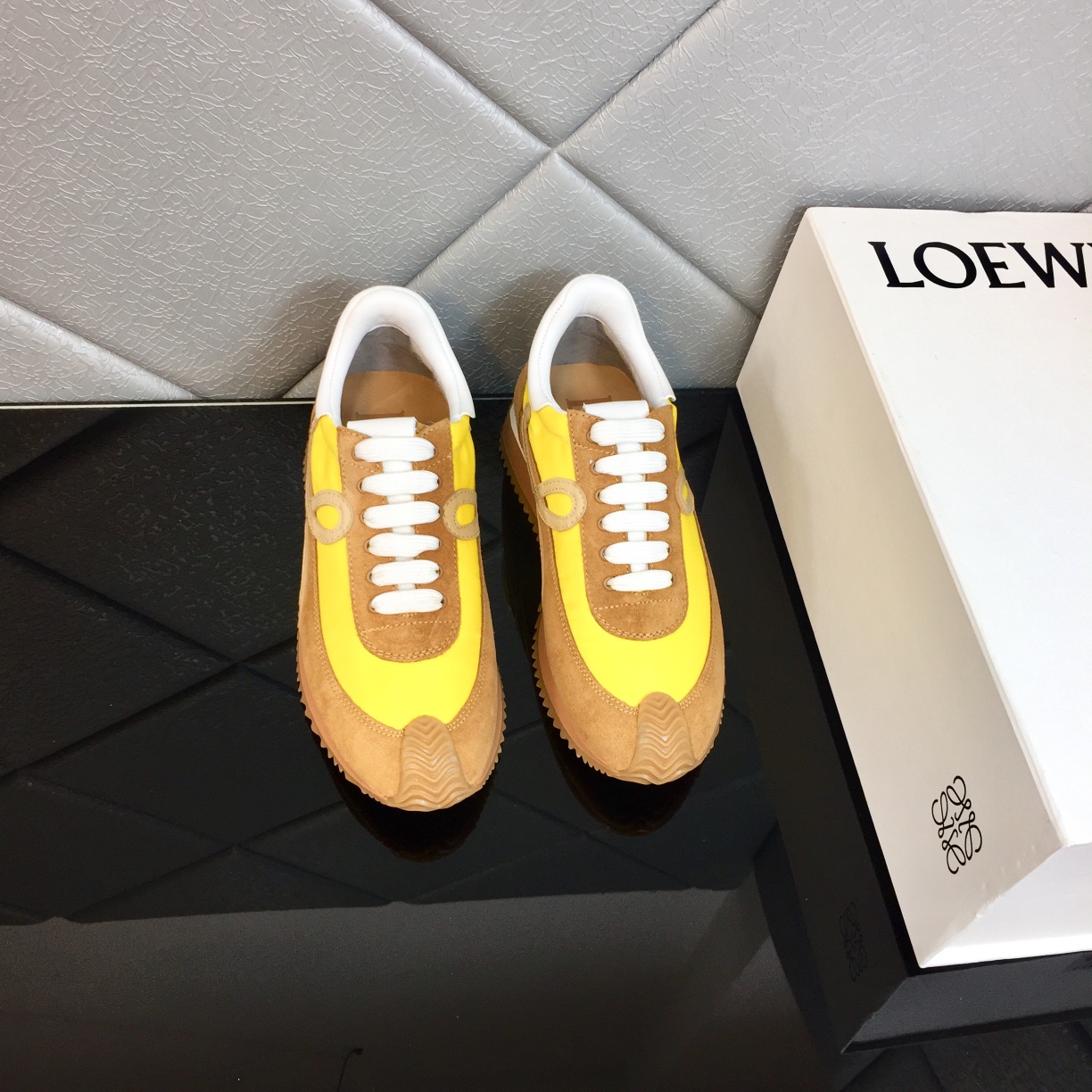 Loewe Flow Runner In Calfskin - FashionPlug