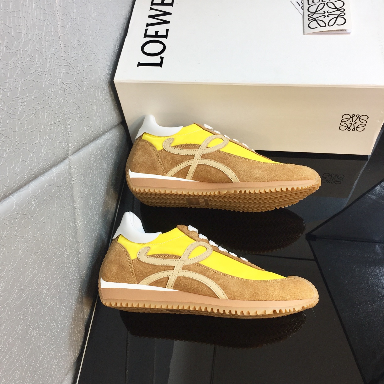 Loewe Flow Runner In Calfskin - FashionPlug