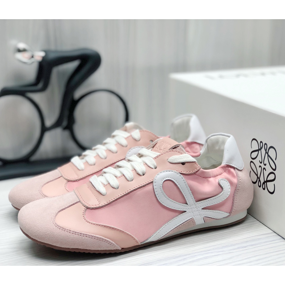 Loewe Ballet Runner In Nylon And Calfskin - FashionPlug