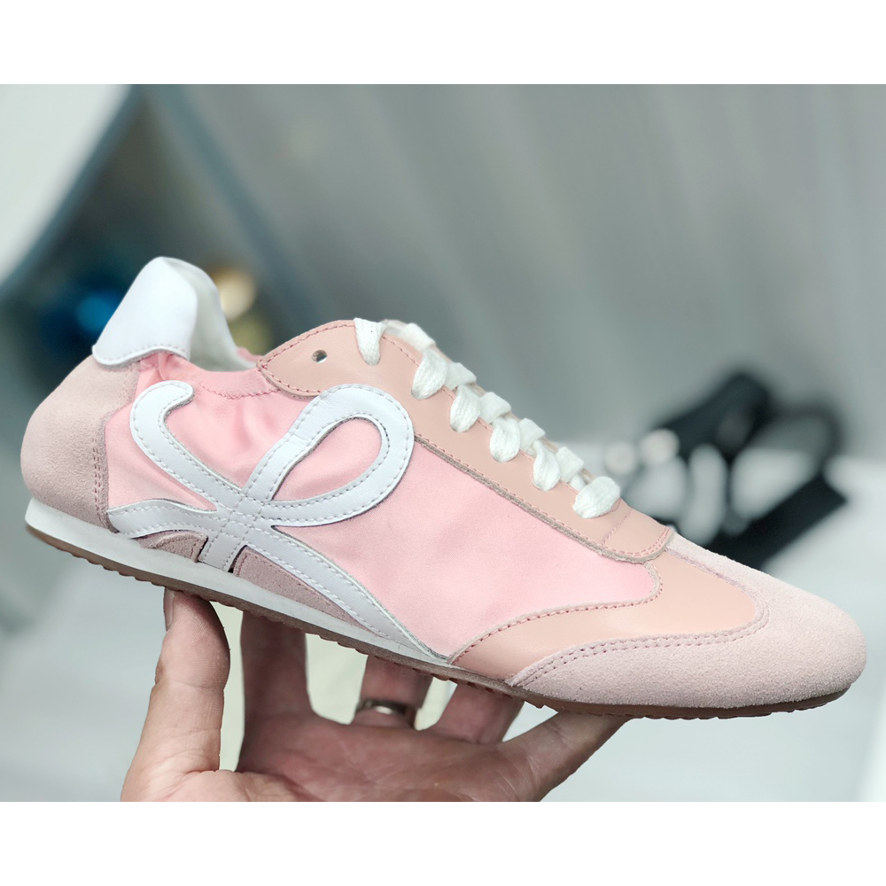Loewe Ballet Runner In Nylon And Calfskin - FashionPlug