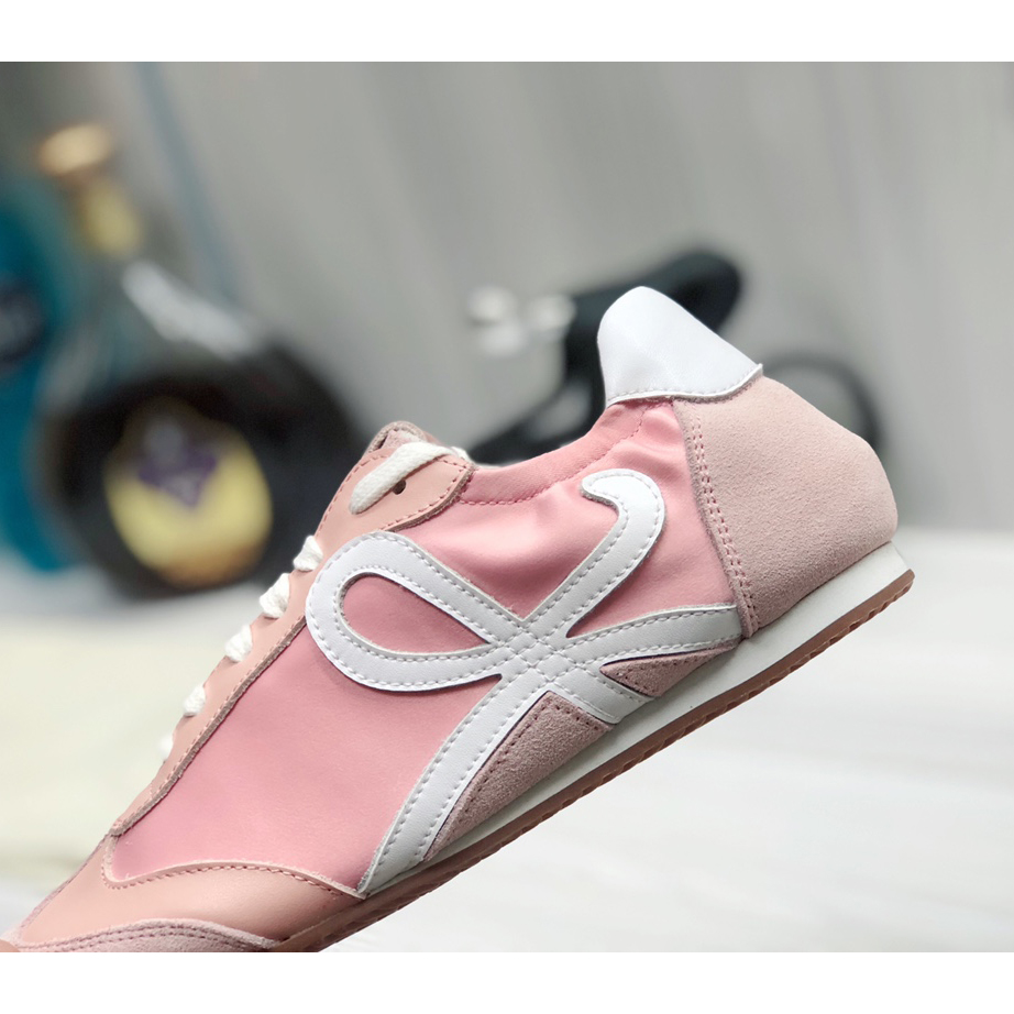 Loewe Ballet Runner In Nylon And Calfskin - FashionPlug