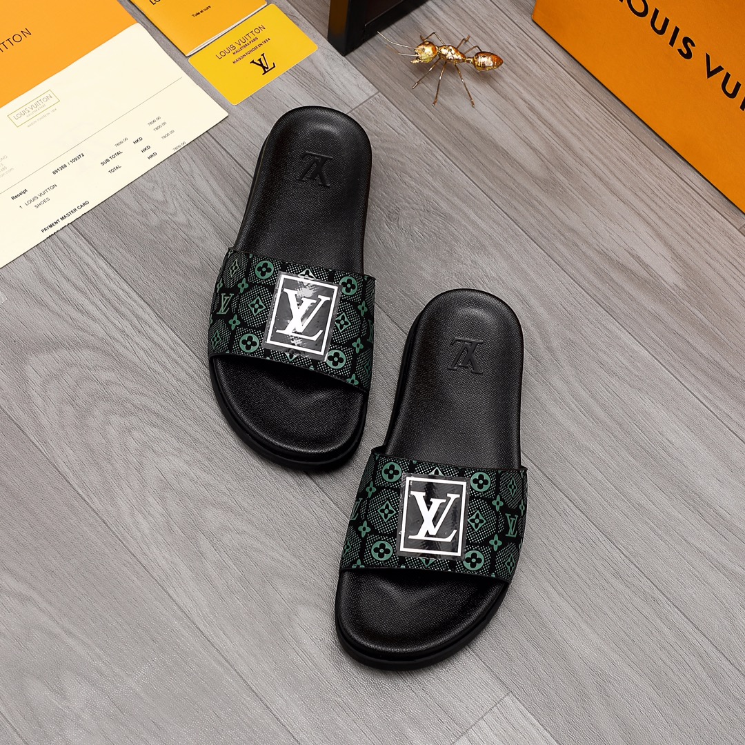 Louis Vuitton Monogram Slippers - FashionPlug