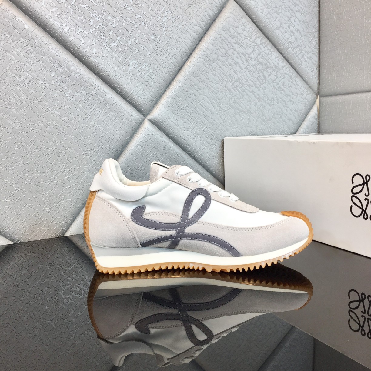 Loewe Flow Runner In Calfskin - FashionPlug