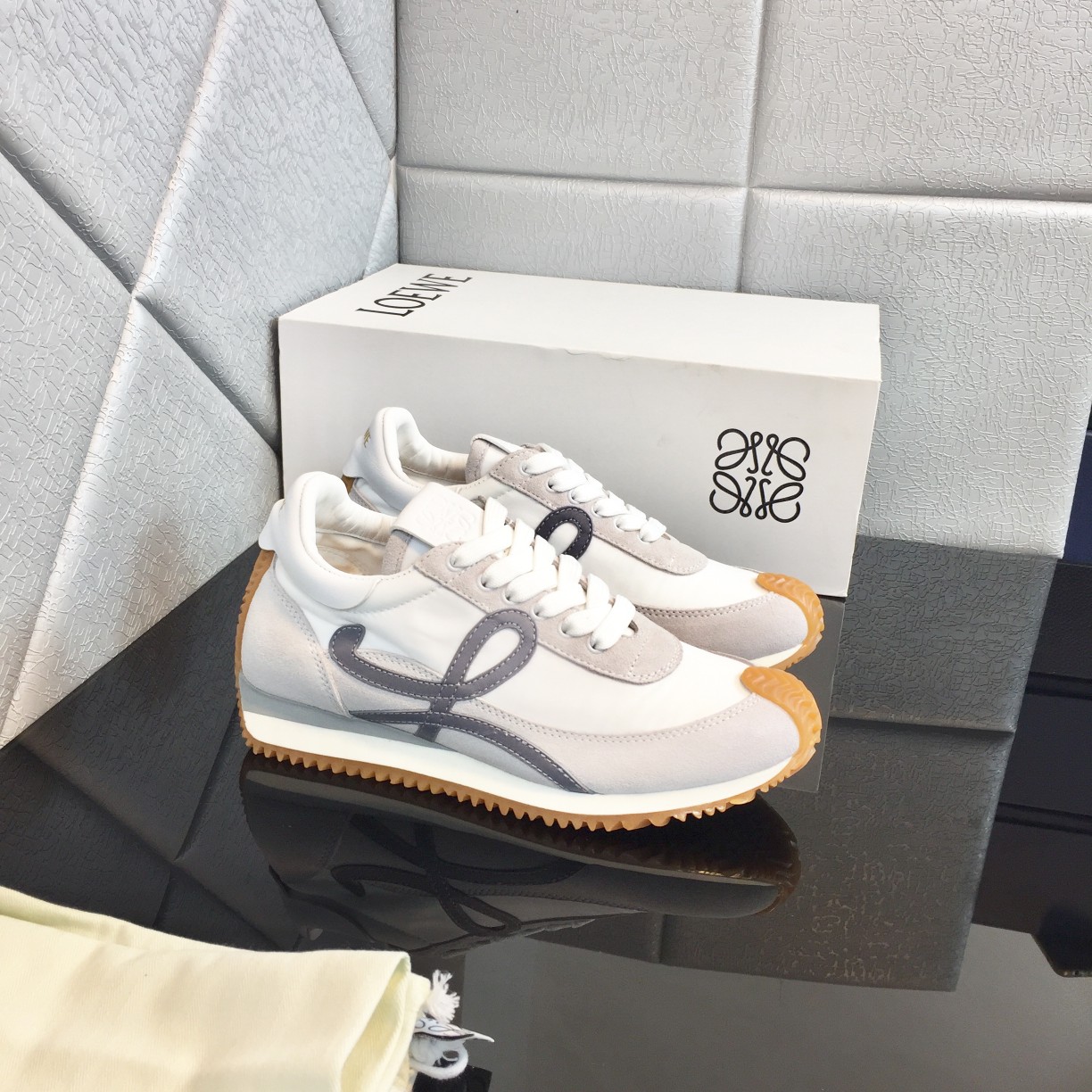 Loewe Flow Runner In Calfskin - FashionPlug
