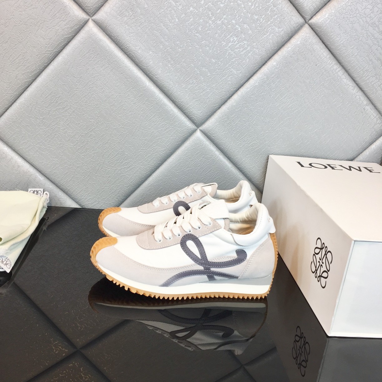 Loewe Flow Runner In Calfskin - FashionPlug