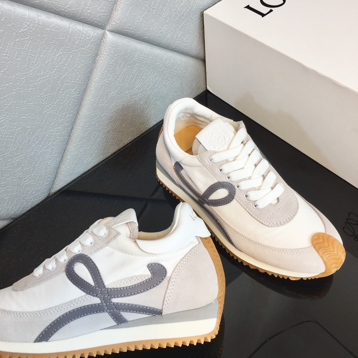 Loewe Flow Runner In Calfskin - FashionPlug