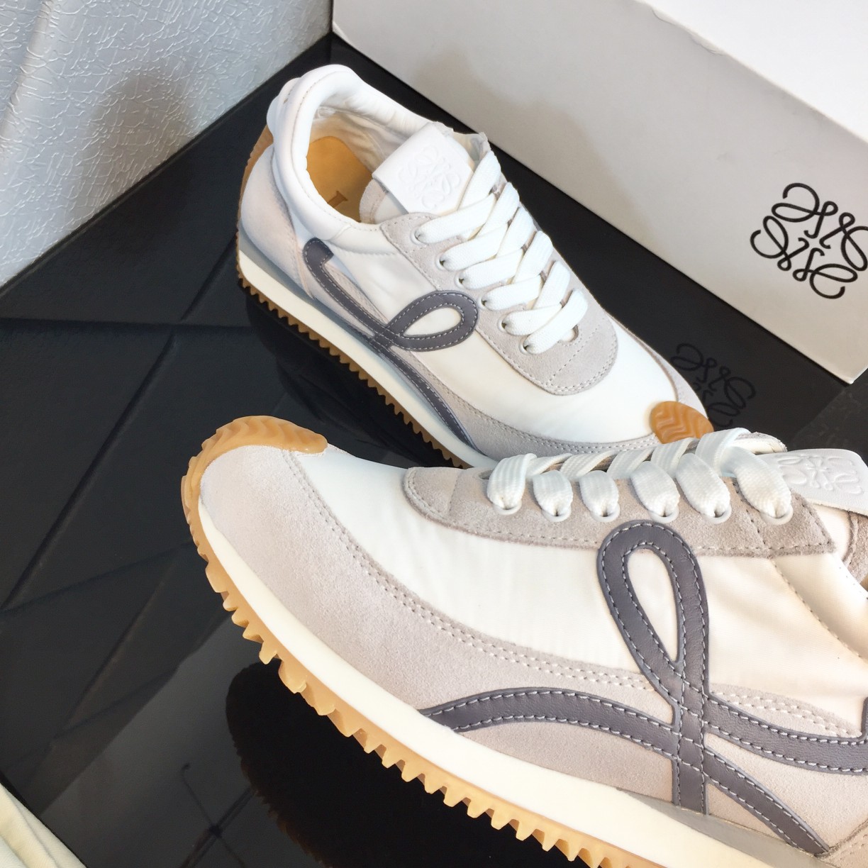 Loewe Flow Runner In Calfskin - FashionPlug