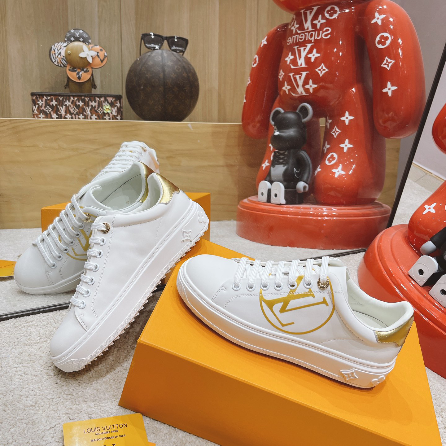 Louis Vuitton Time Out Sneaker  - FashionPlug