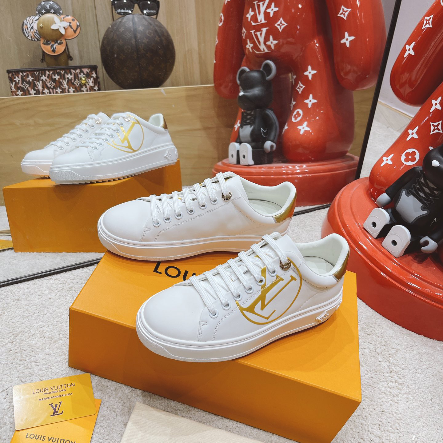 Louis Vuitton Time Out Sneaker  - FashionPlug
