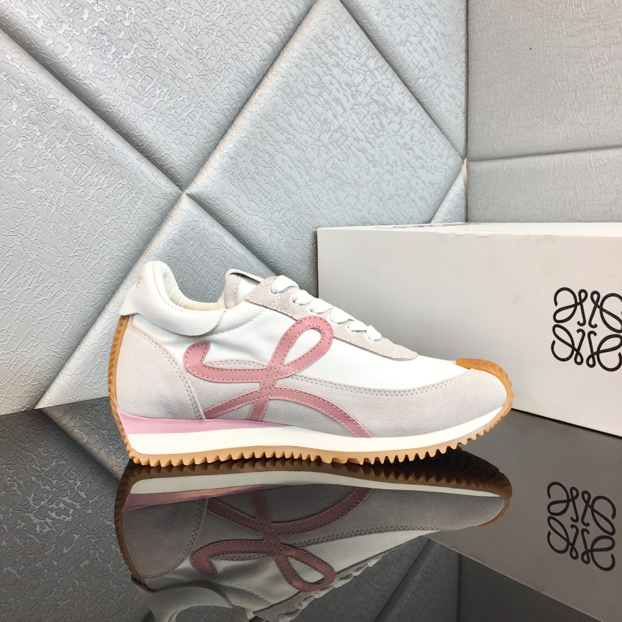 Loewe Flow Runner In Calfskin - FashionPlug