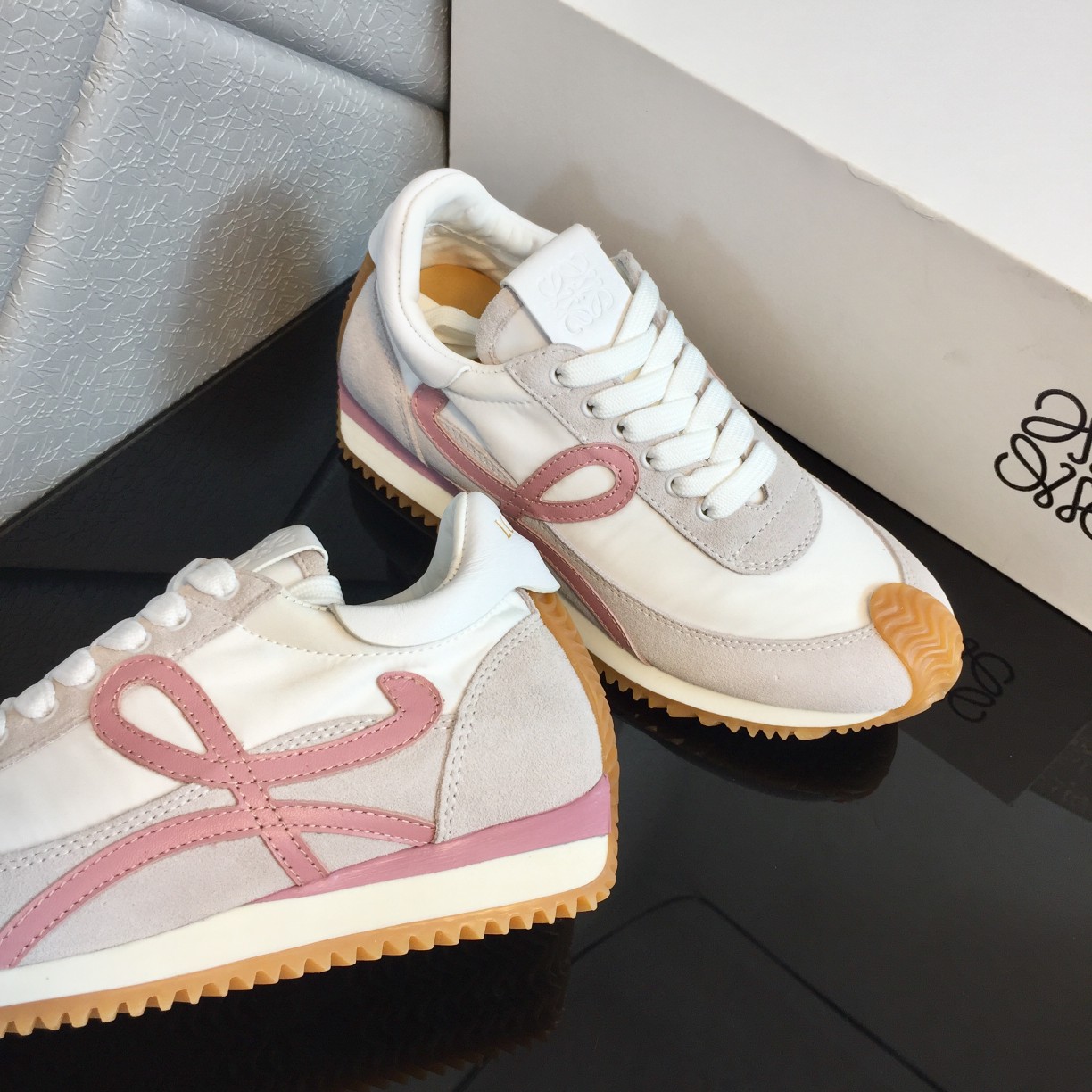 Loewe Flow Runner In Calfskin - FashionPlug