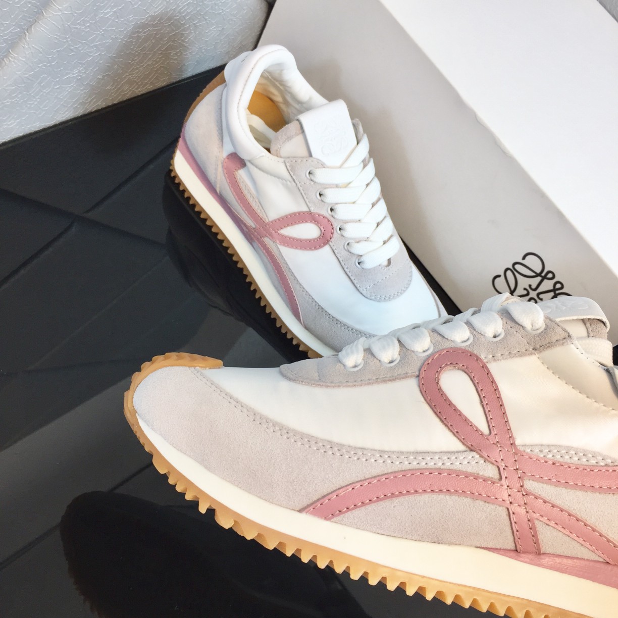 Loewe Flow Runner In Calfskin - FashionPlug