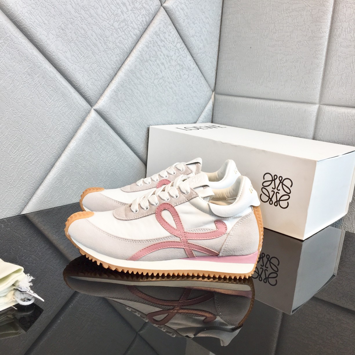 Loewe Flow Runner In Calfskin - FashionPlug