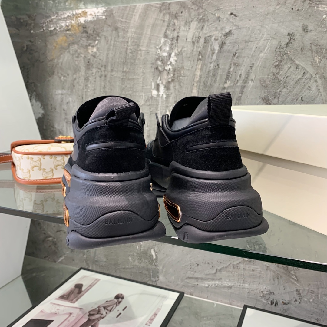Balmain B-Bold Low-Top Sneakers - FashionPlug