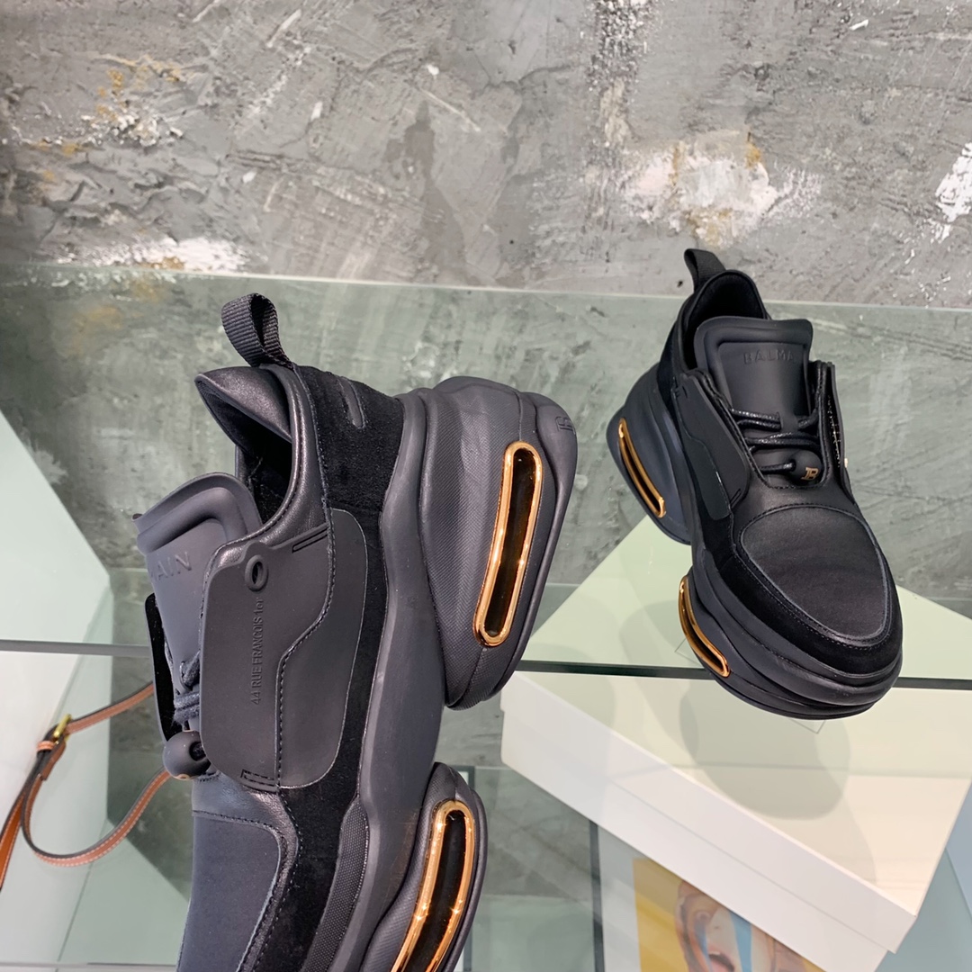 Balmain B-Bold Low-Top Sneakers - FashionPlug