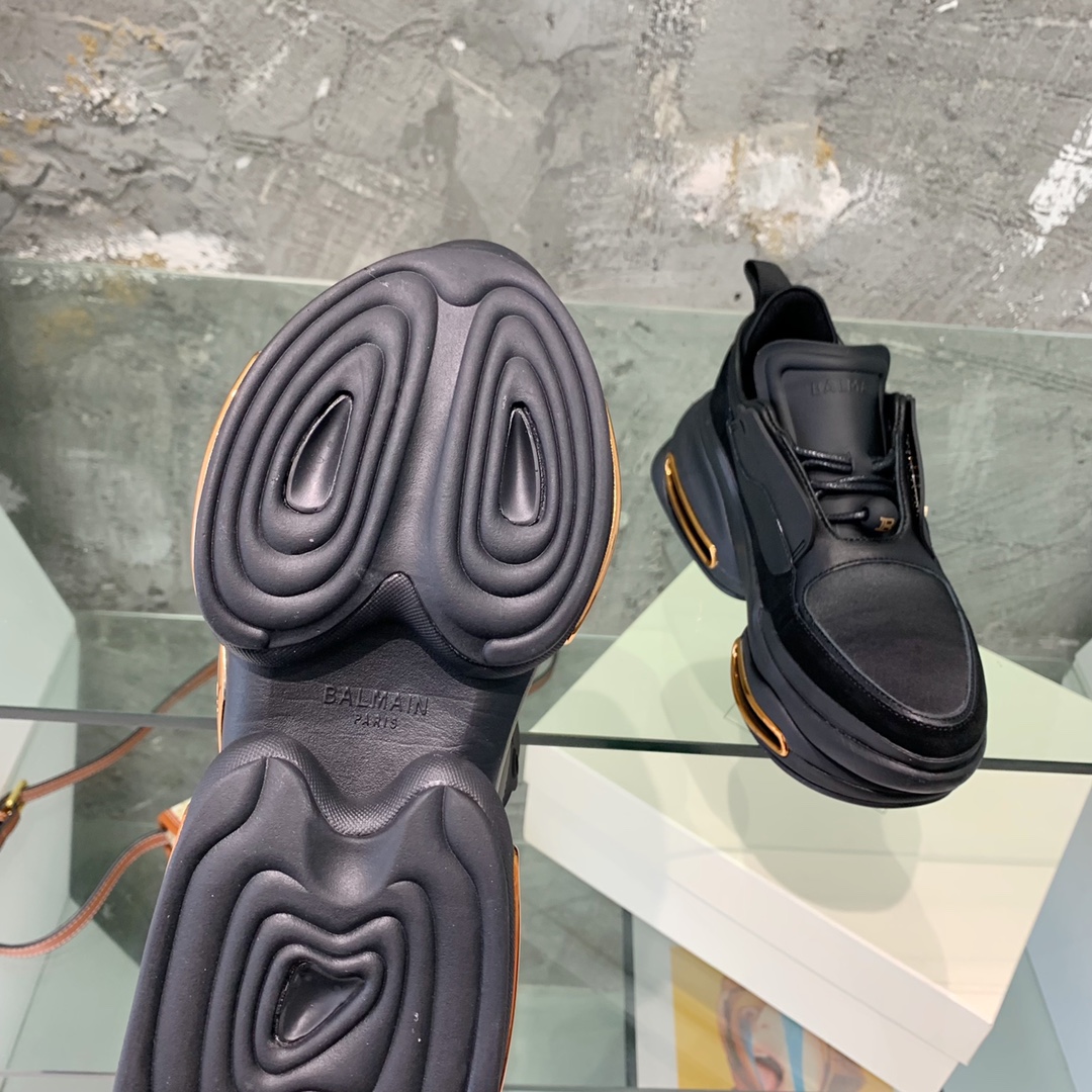 Balmain B-Bold Low-Top Sneakers - FashionPlug