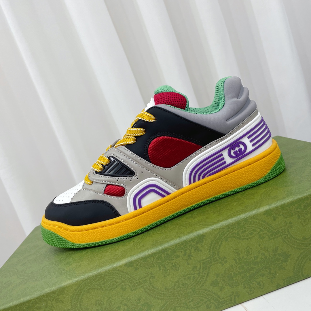 Gucci  Basket Sneaker With Lnterlocking G  - FashionPlug