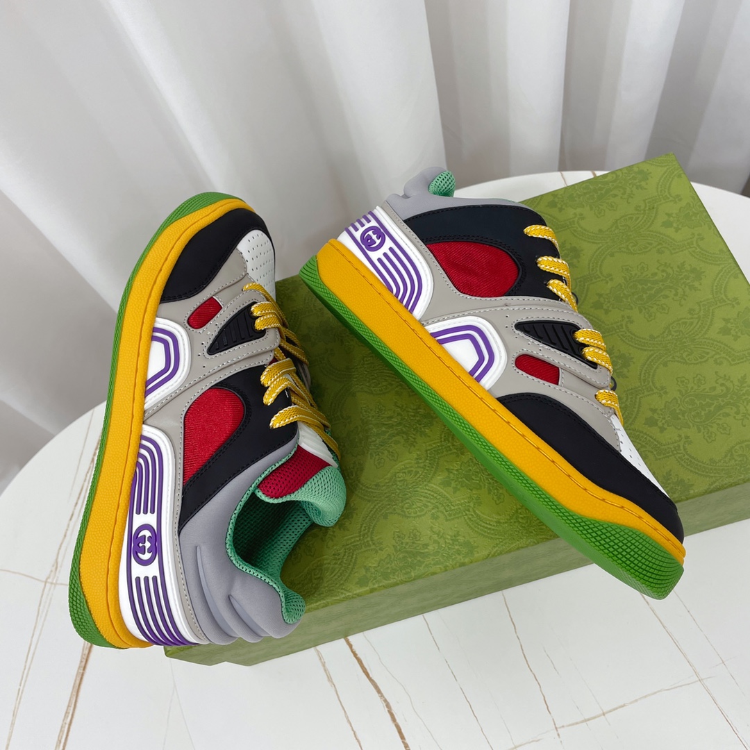 Gucci  Basket Sneaker With Lnterlocking G  - FashionPlug