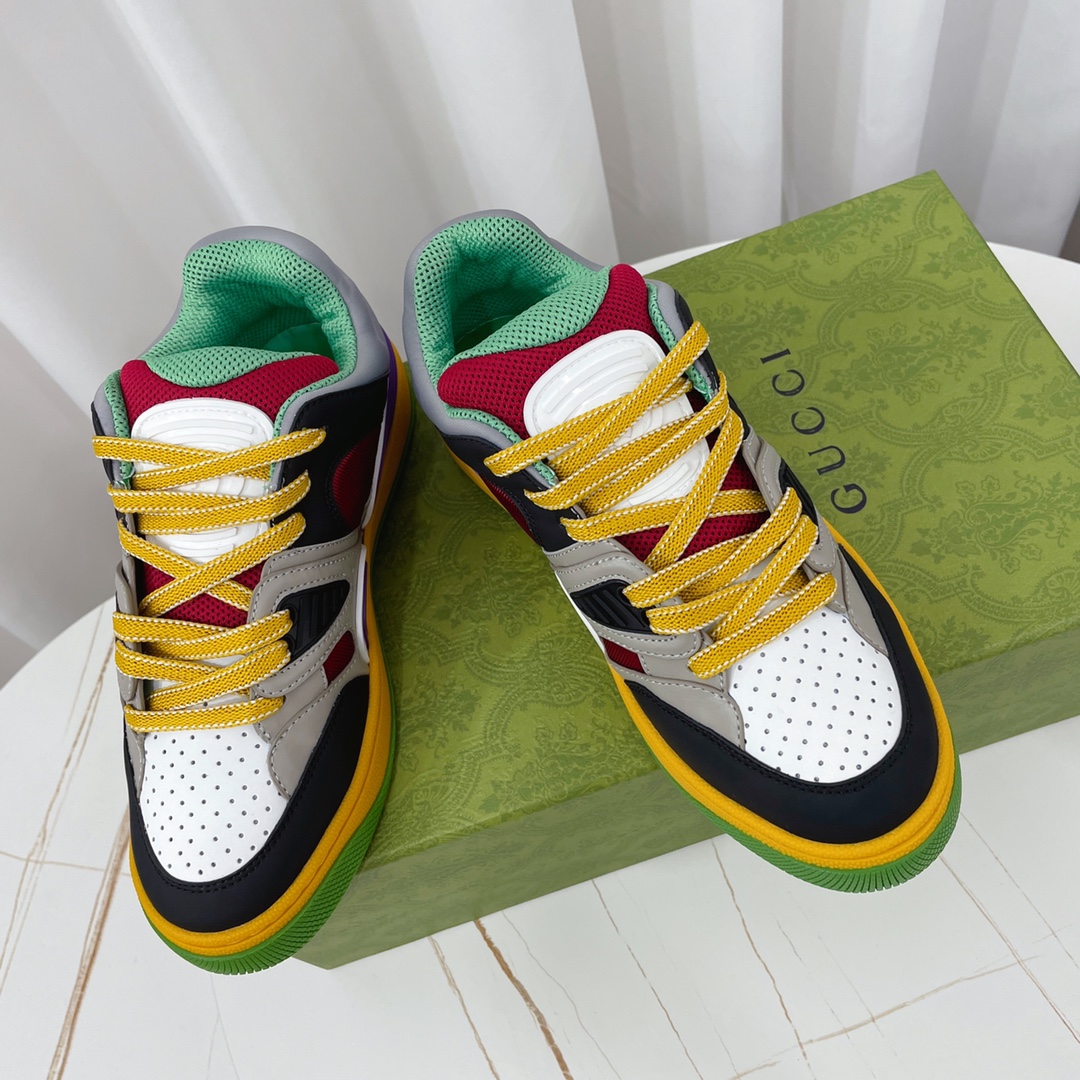 Gucci  Basket Sneaker With Lnterlocking G  - FashionPlug