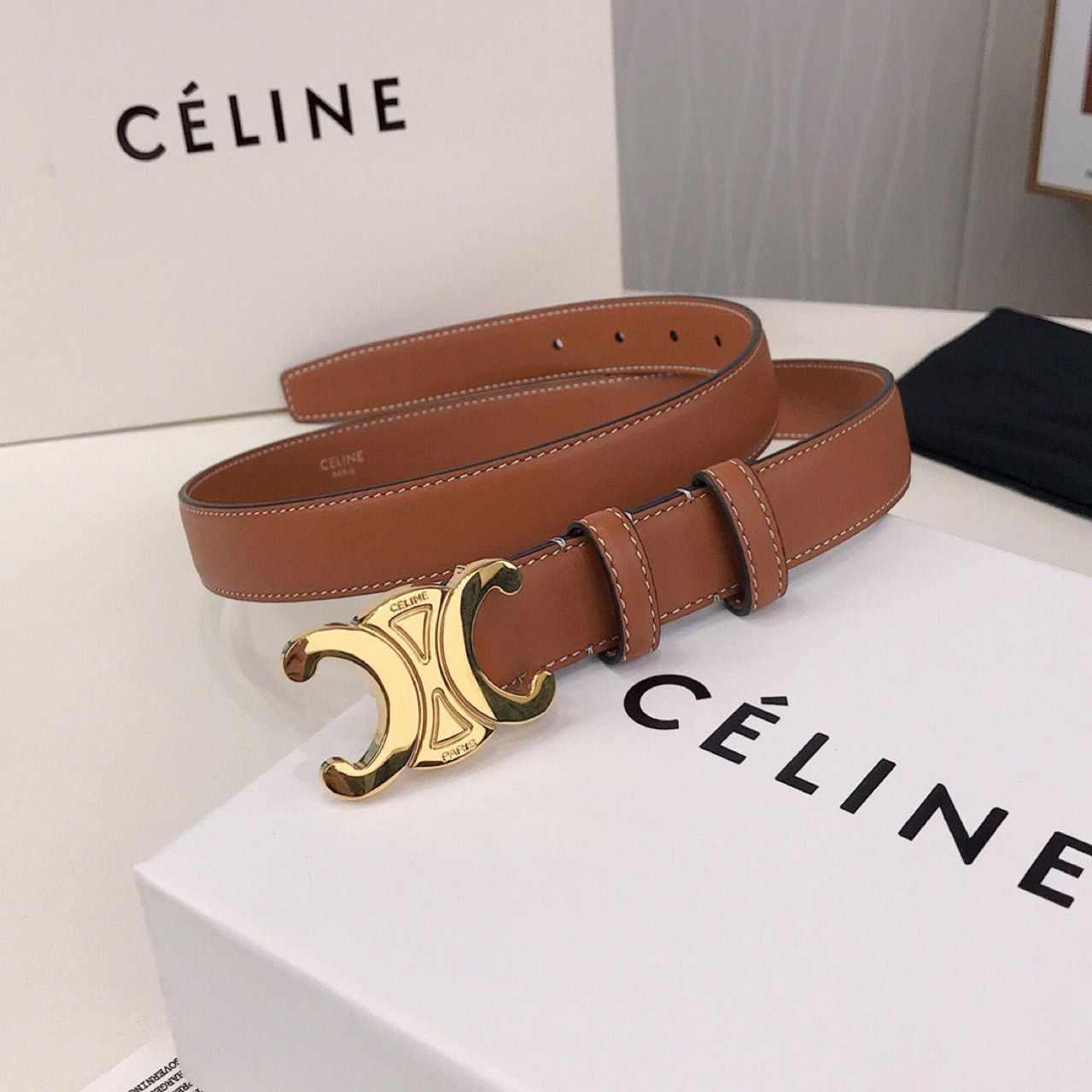 Celine Triomphe Belt - FashionPlug
