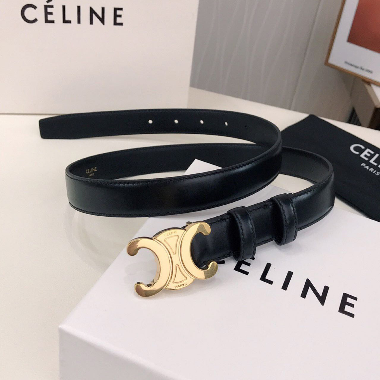 Celine Triomphe Belt - FashionPlug