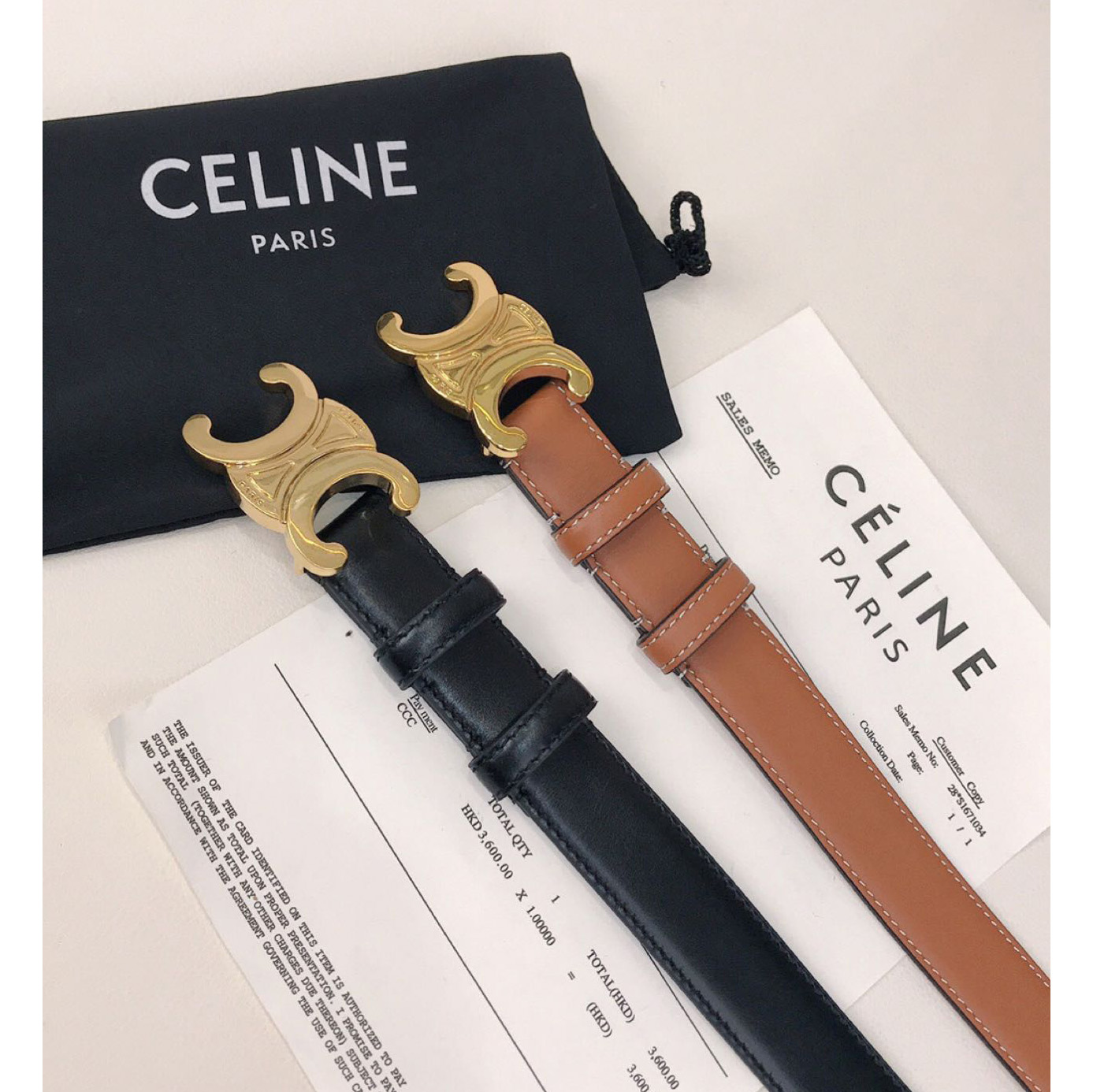 Celine Triomphe Belt - FashionPlug