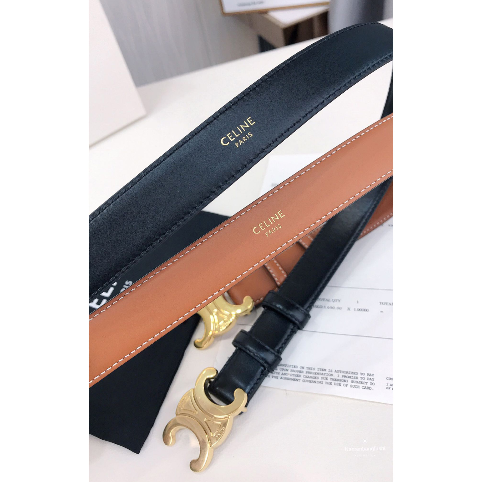 Celine Triomphe Belt - FashionPlug