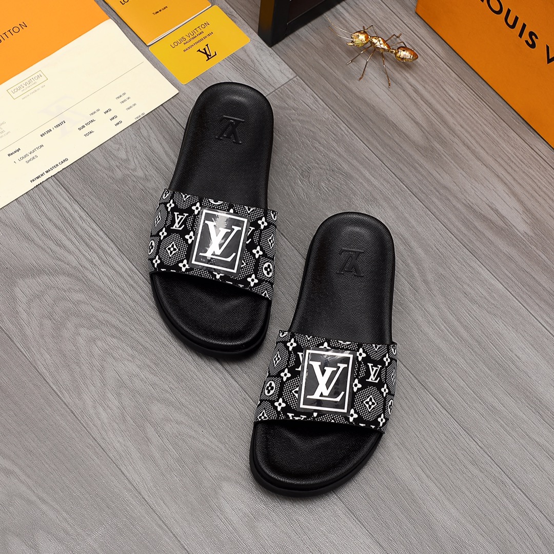 Louis Vuitton Monogram Slippers - FashionPlug