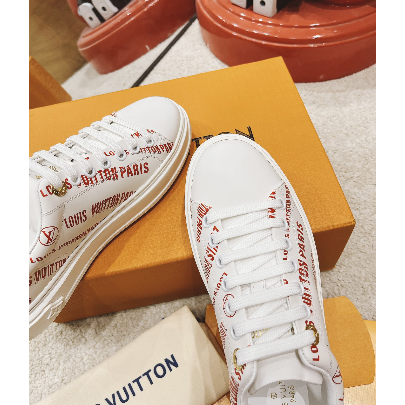 Louis Vuitton Time Out Sneaker  - FashionPlug