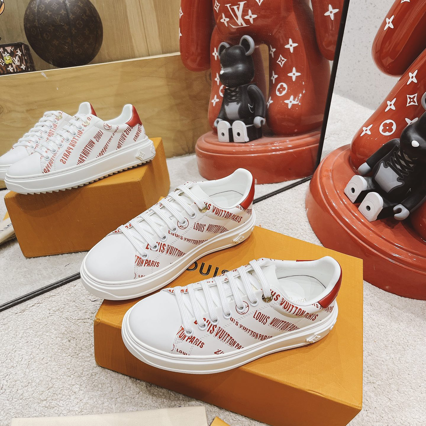Louis Vuitton Time Out Sneaker  - FashionPlug