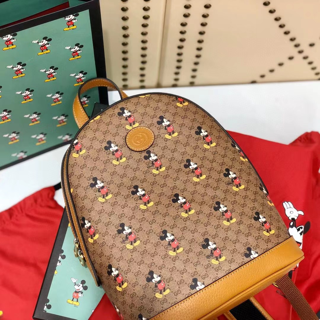 Gucci x Disney Mickey Mouse Medium Backpack（22-29-12CM） - FashionPlug