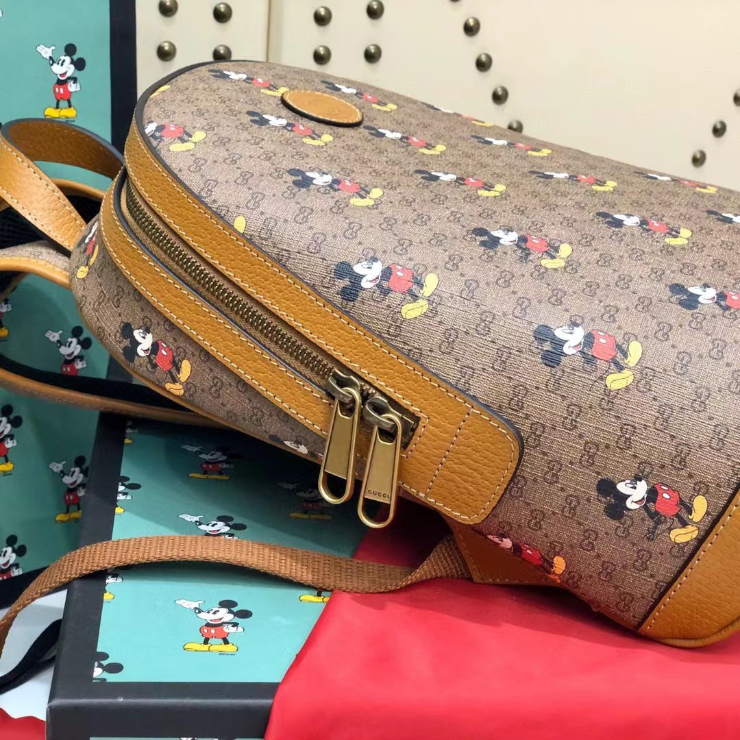 Gucci x Disney Mickey Mouse Medium Backpack（22-29-12CM） - FashionPlug
