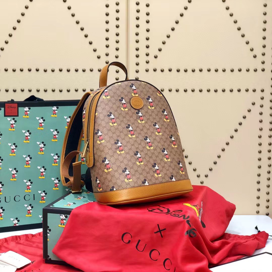Gucci x Disney Mickey Mouse Medium Backpack（22-29-12CM） - FashionPlug